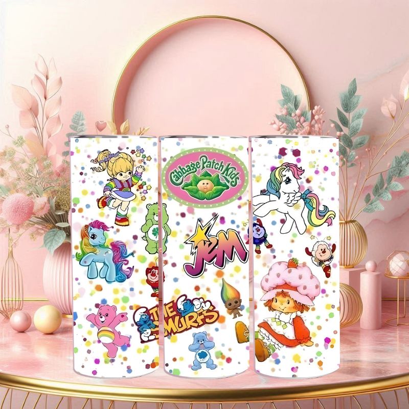 Retro Cartoon Rewind Tumbler