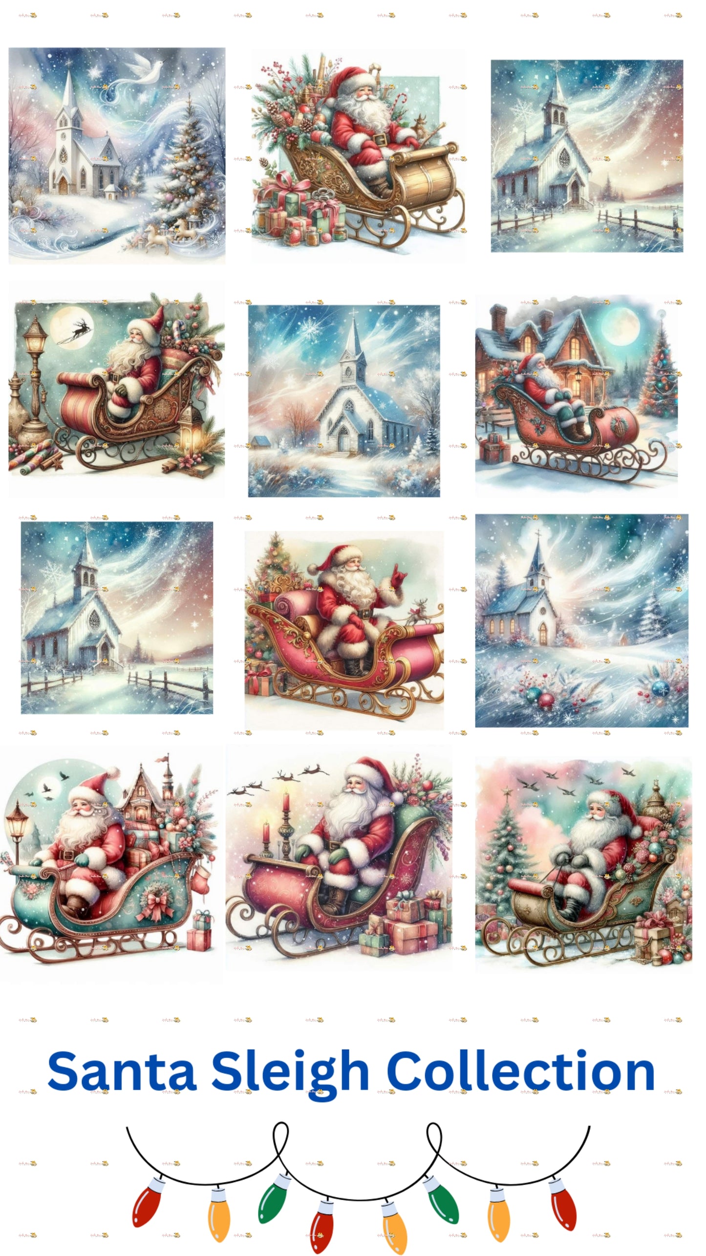 Santa Sleigh Collection