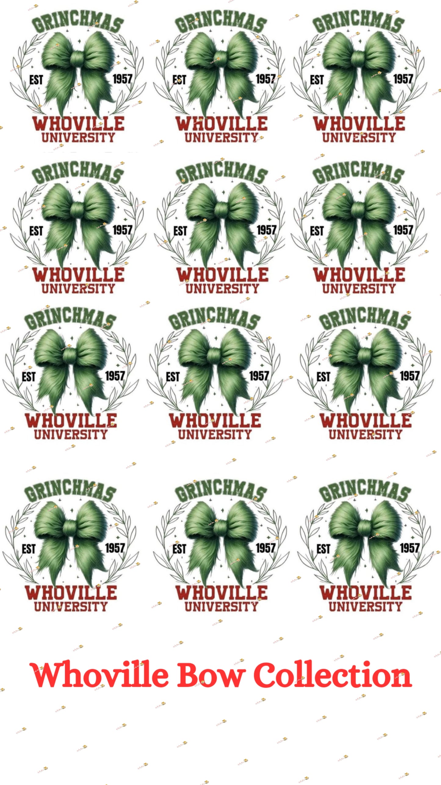 Whoville Bow Collection