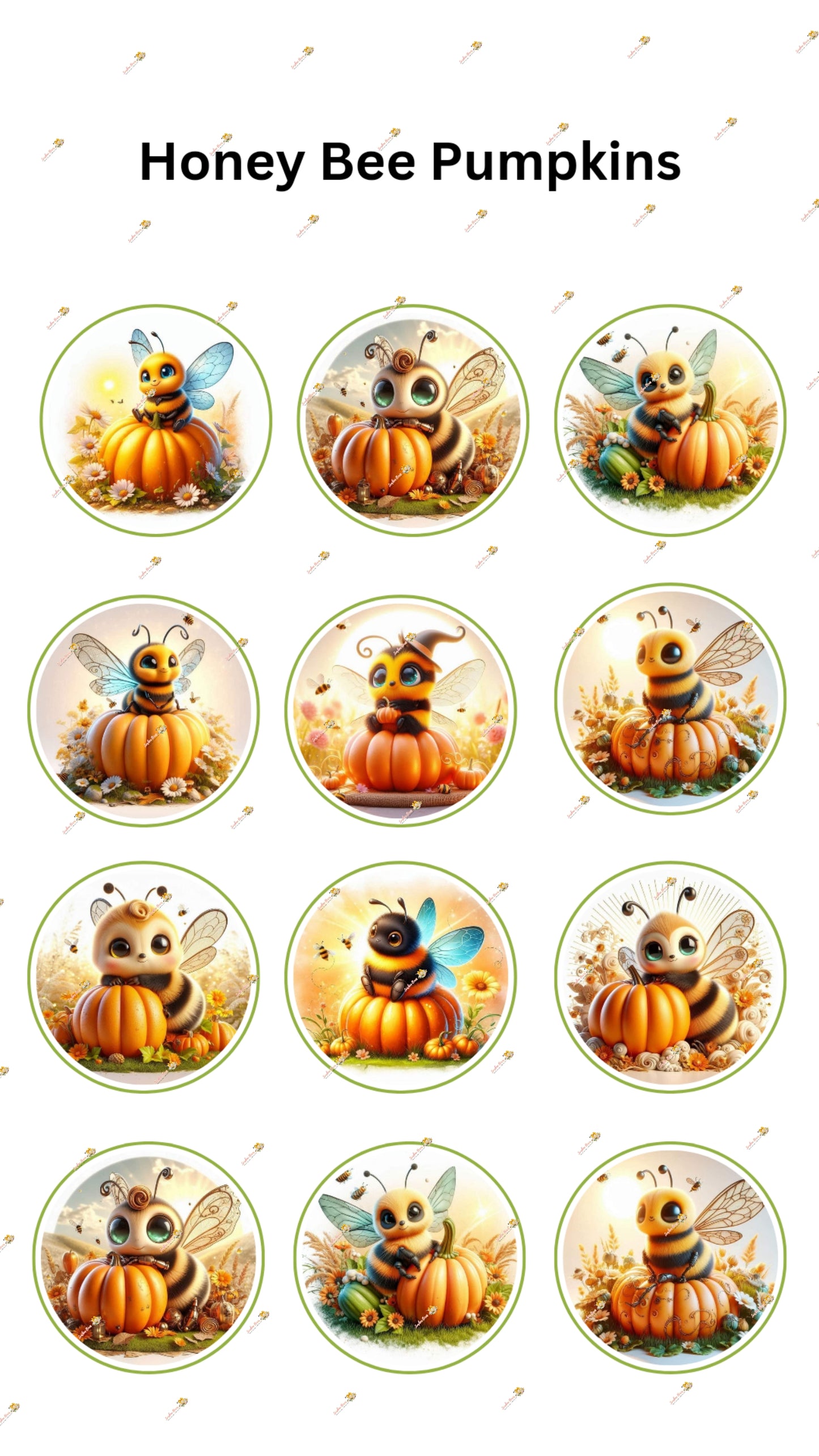 Honey Bee Pumpkins
