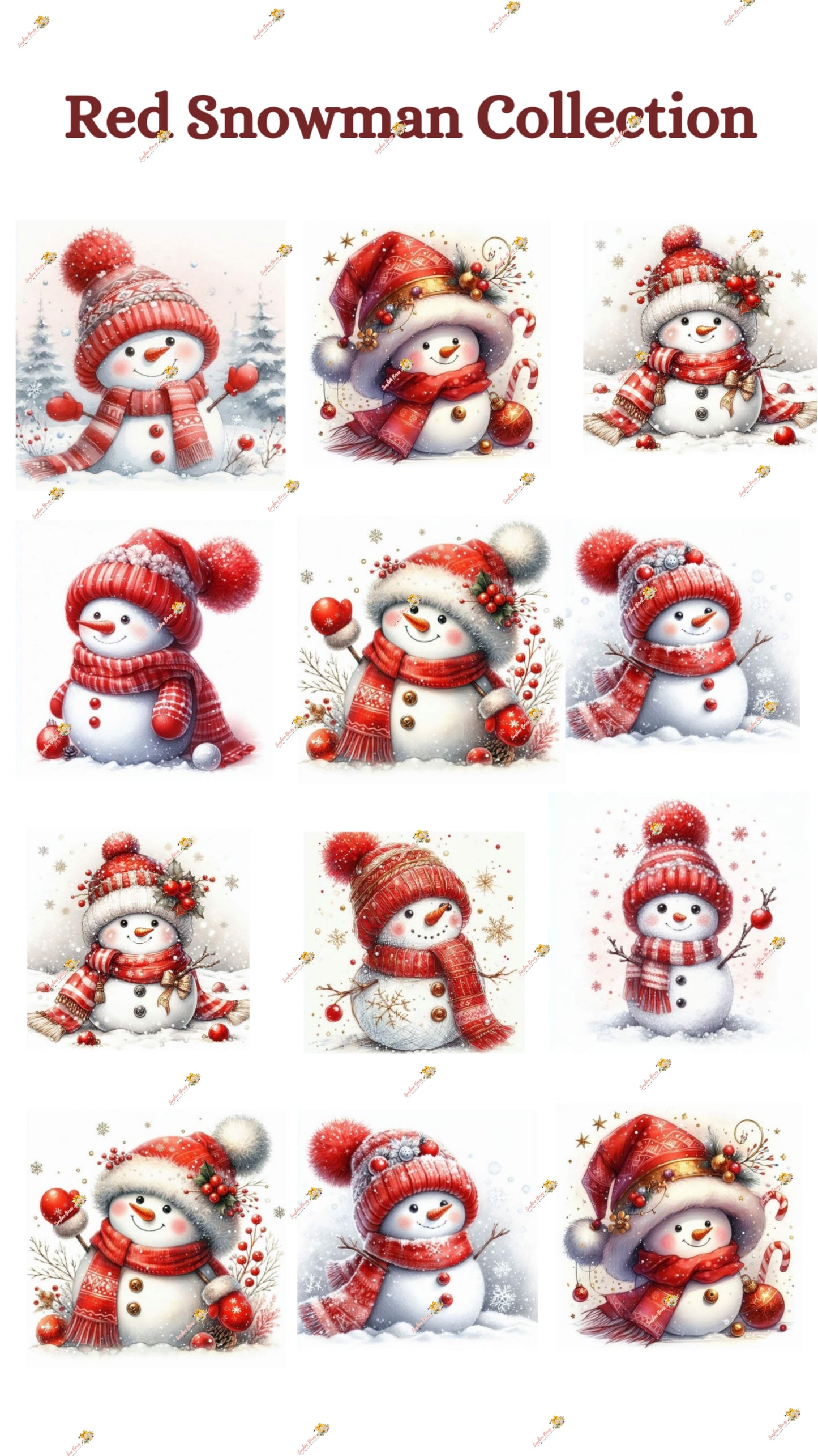 Red Snowman Collection