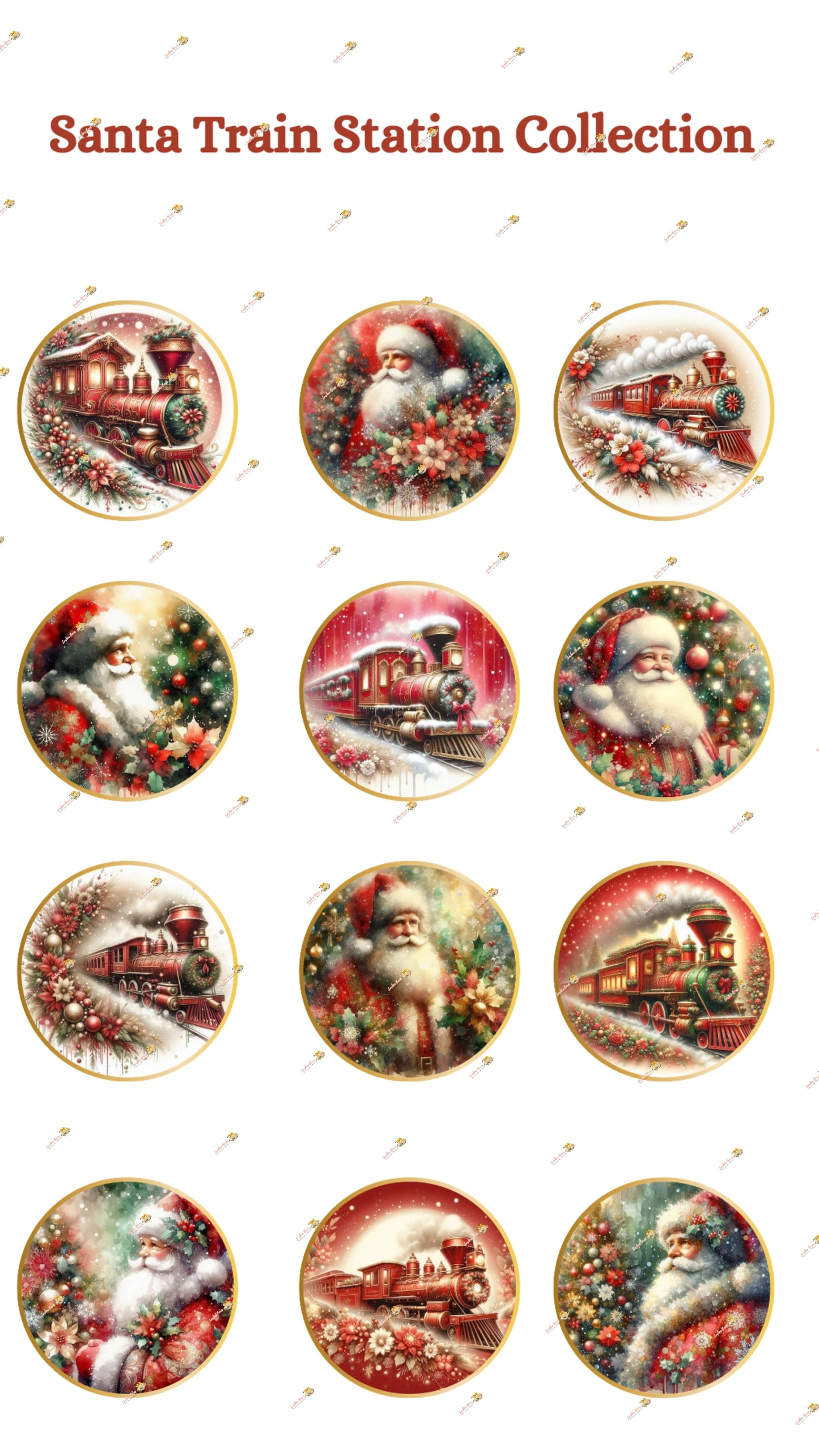 Santa Train Station Collection