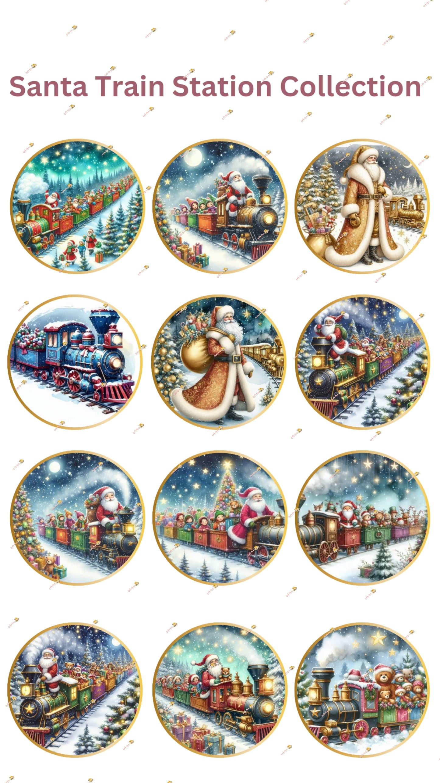 Santa Train Station Collection