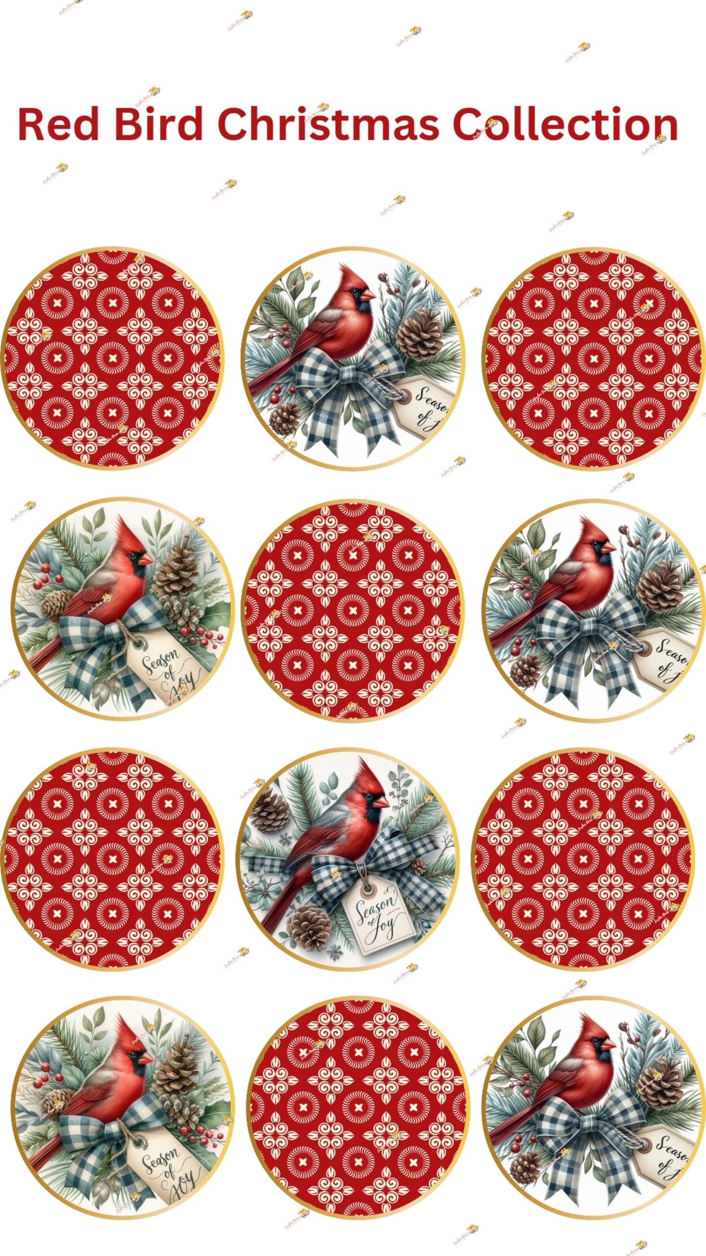 Red Bird Christmas Collection