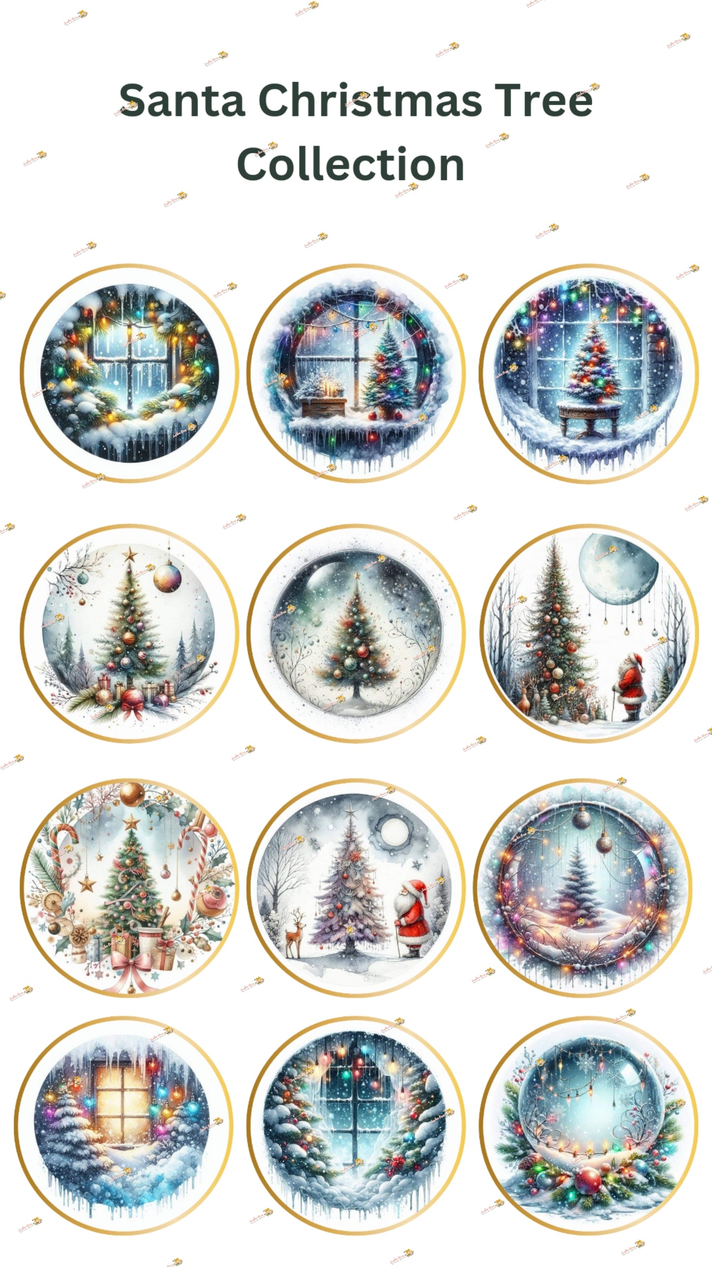 Santa Christmas Tree Collection