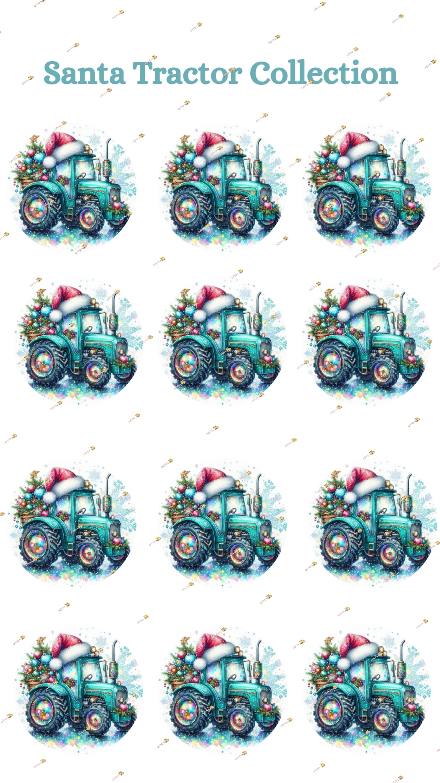 Santa Tractor Collection