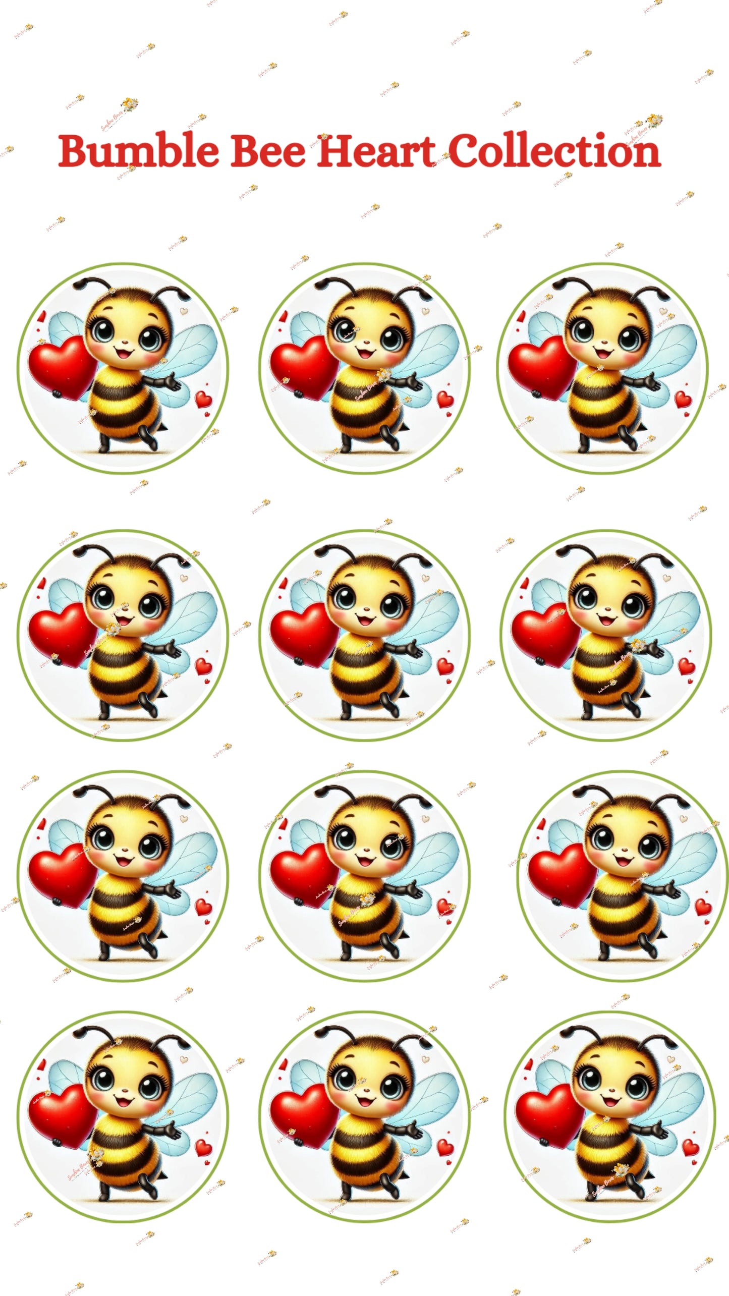 Bumble Bee Heart Collection