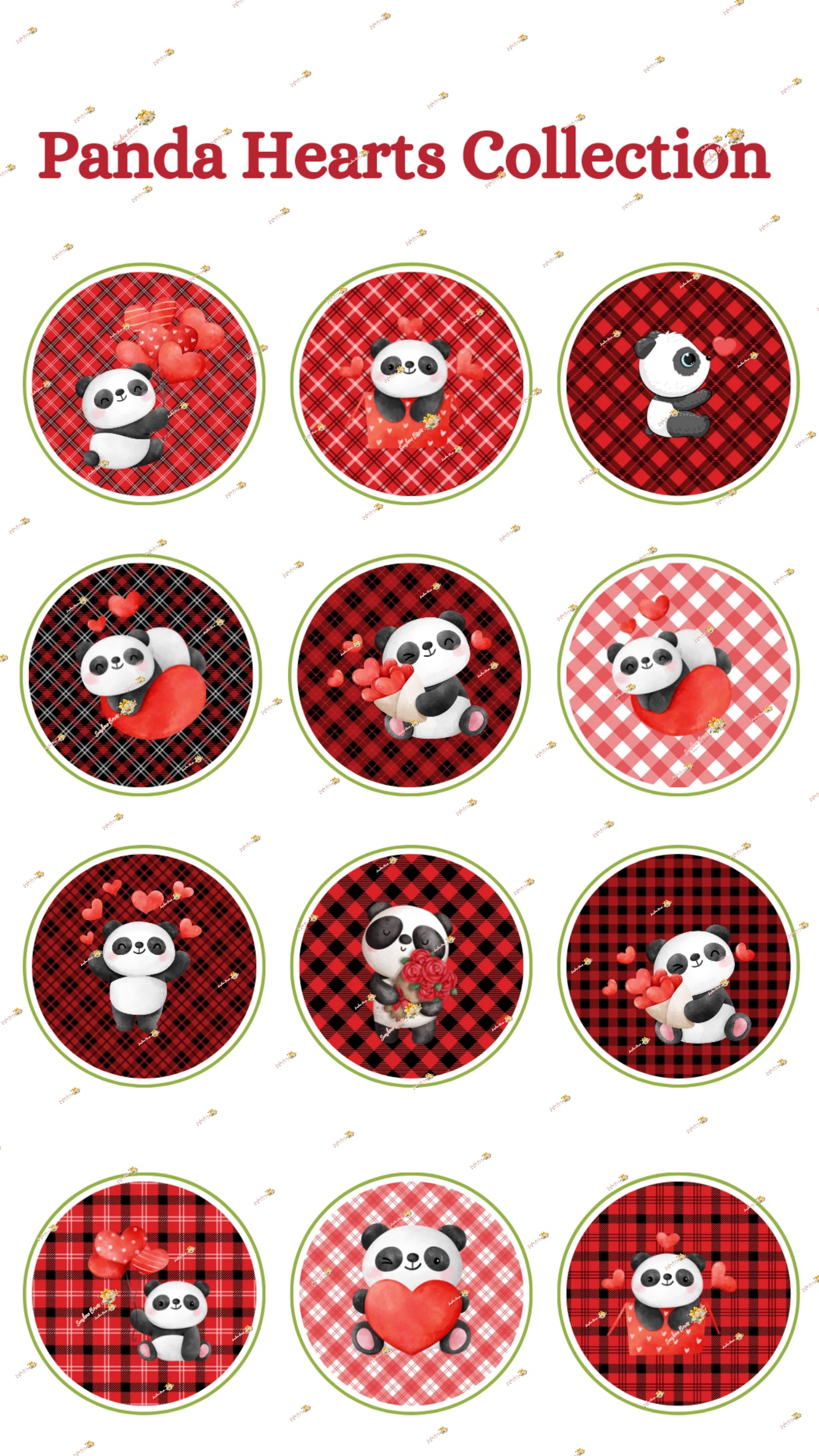 Panda Hearts Collection
