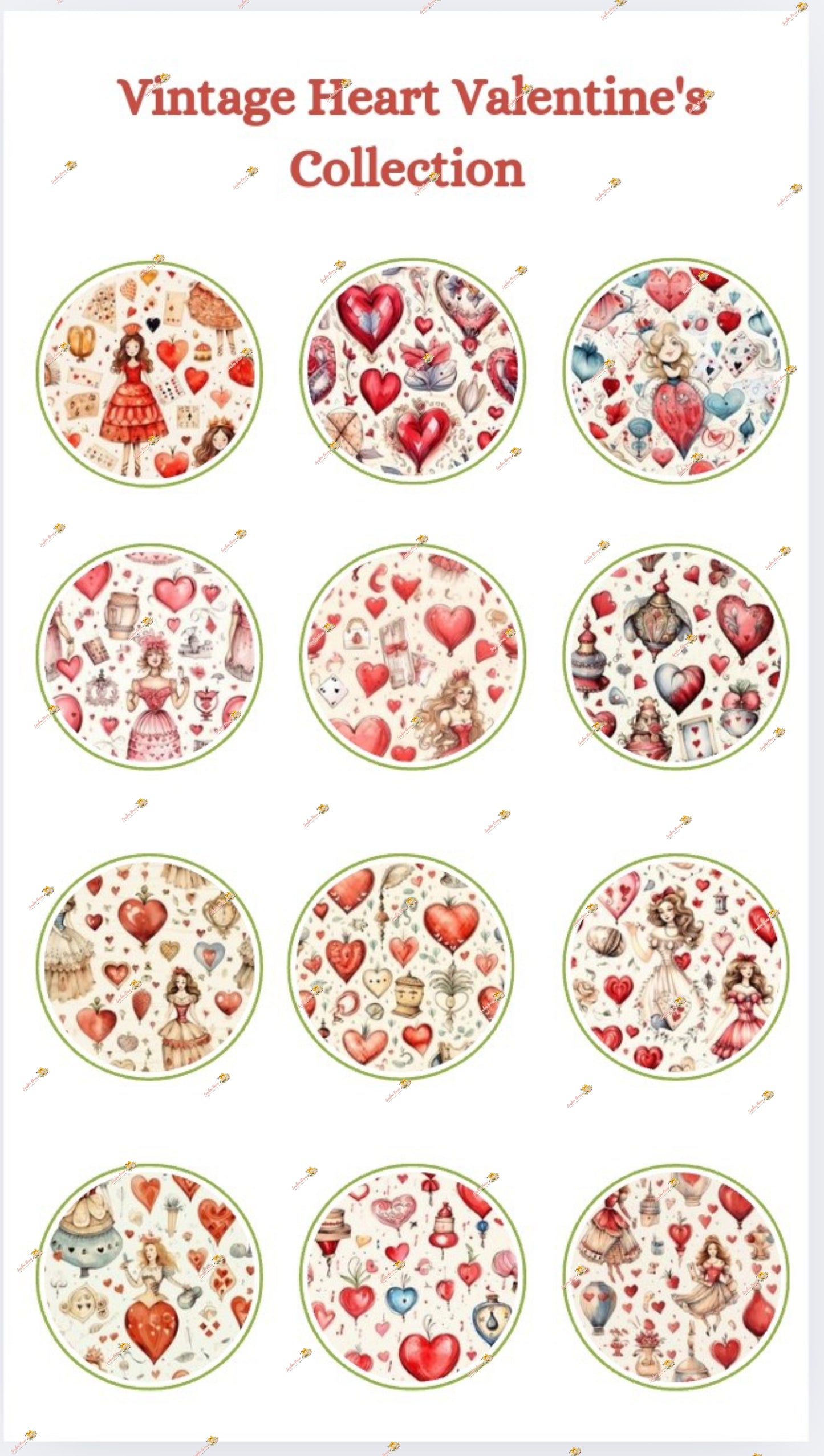 Vintage Heart Valentine's Collection