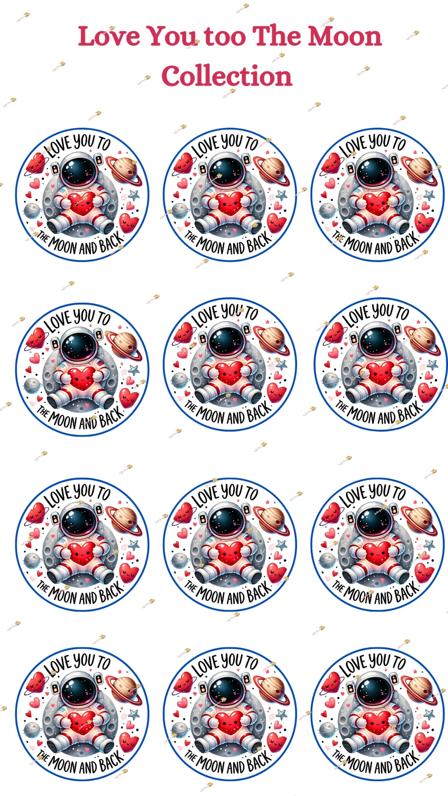 Love You Too The Moon Collection