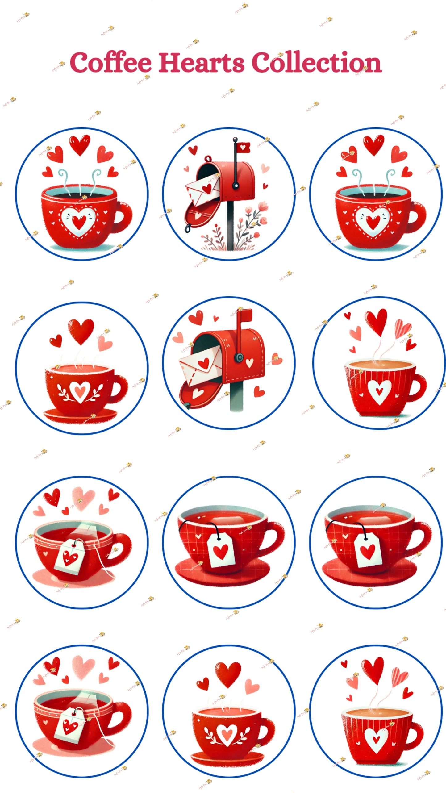 Coffee Hearts Collection
