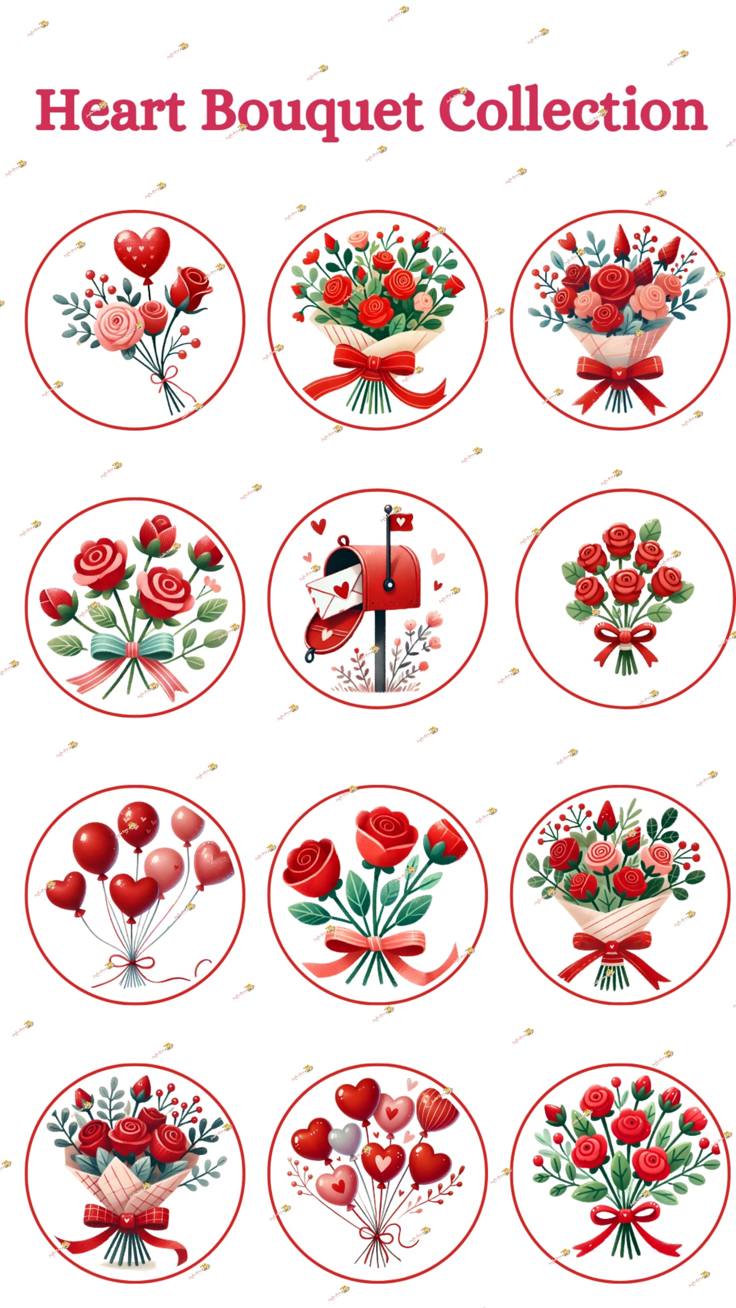 Heart Bouquets Collection