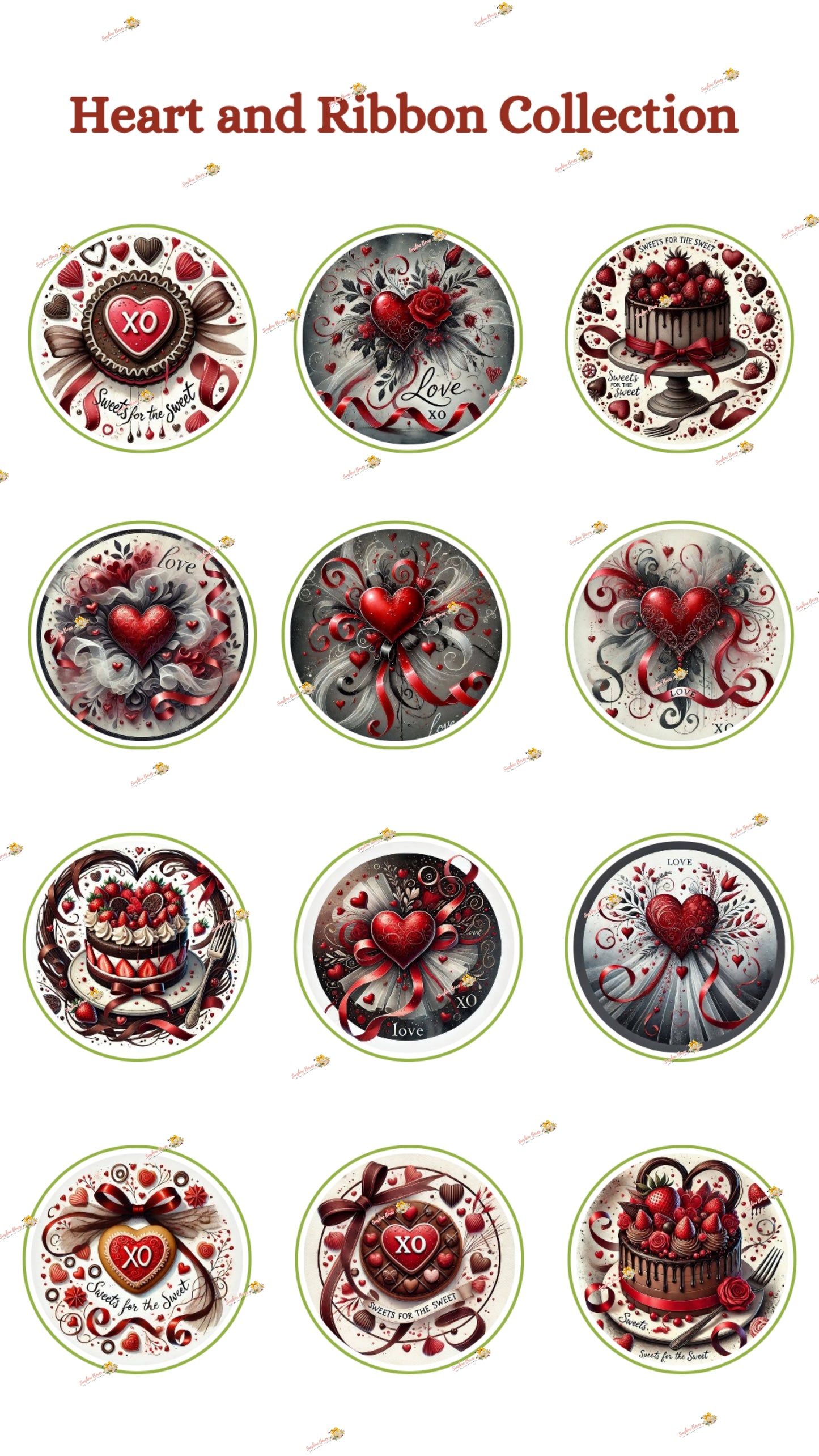 Heart and Ribbon Collection 2