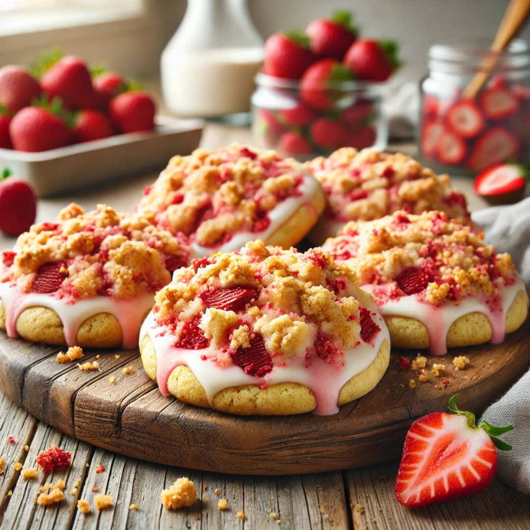 Strawberry Crunch Cookies: A Berrylicious Delight