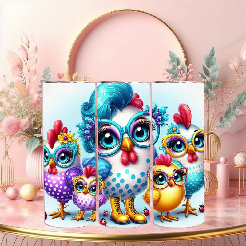 Chicken Family Tumbler