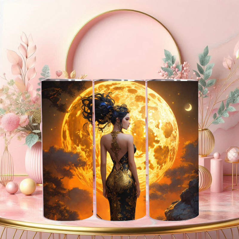 Golden Moonlight Tumbler