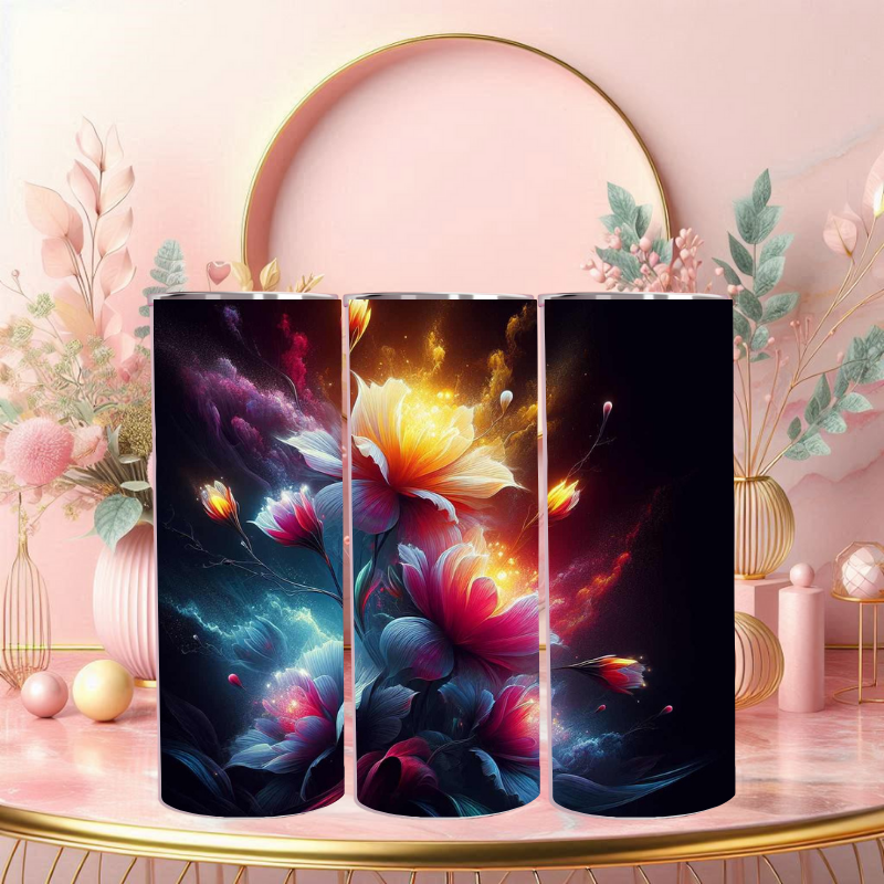 Radiant Petals Tumbler