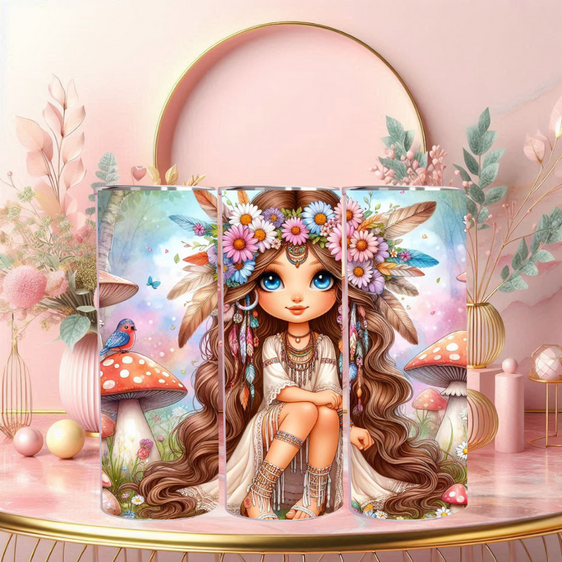Enchanted Woodland Fairy Tumbler