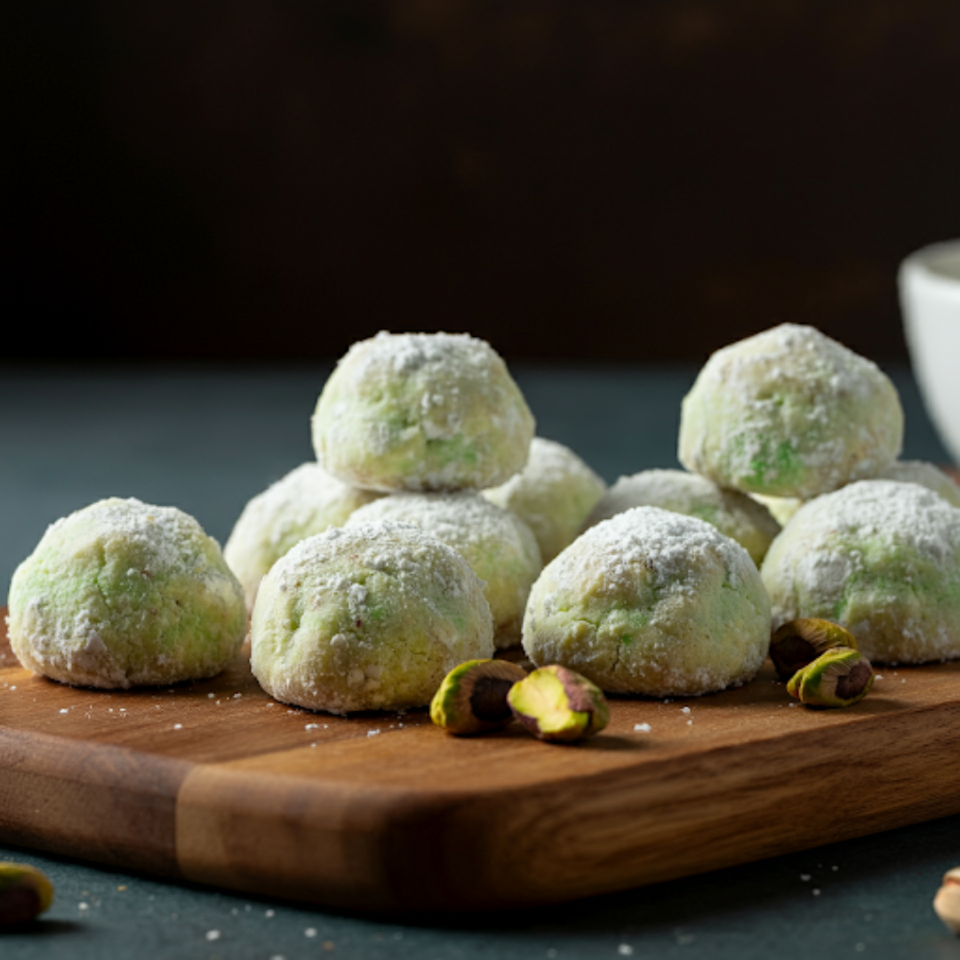 Pistachio Snowball Cookies: A Melt-in-Your-Mouth Holiday Treat