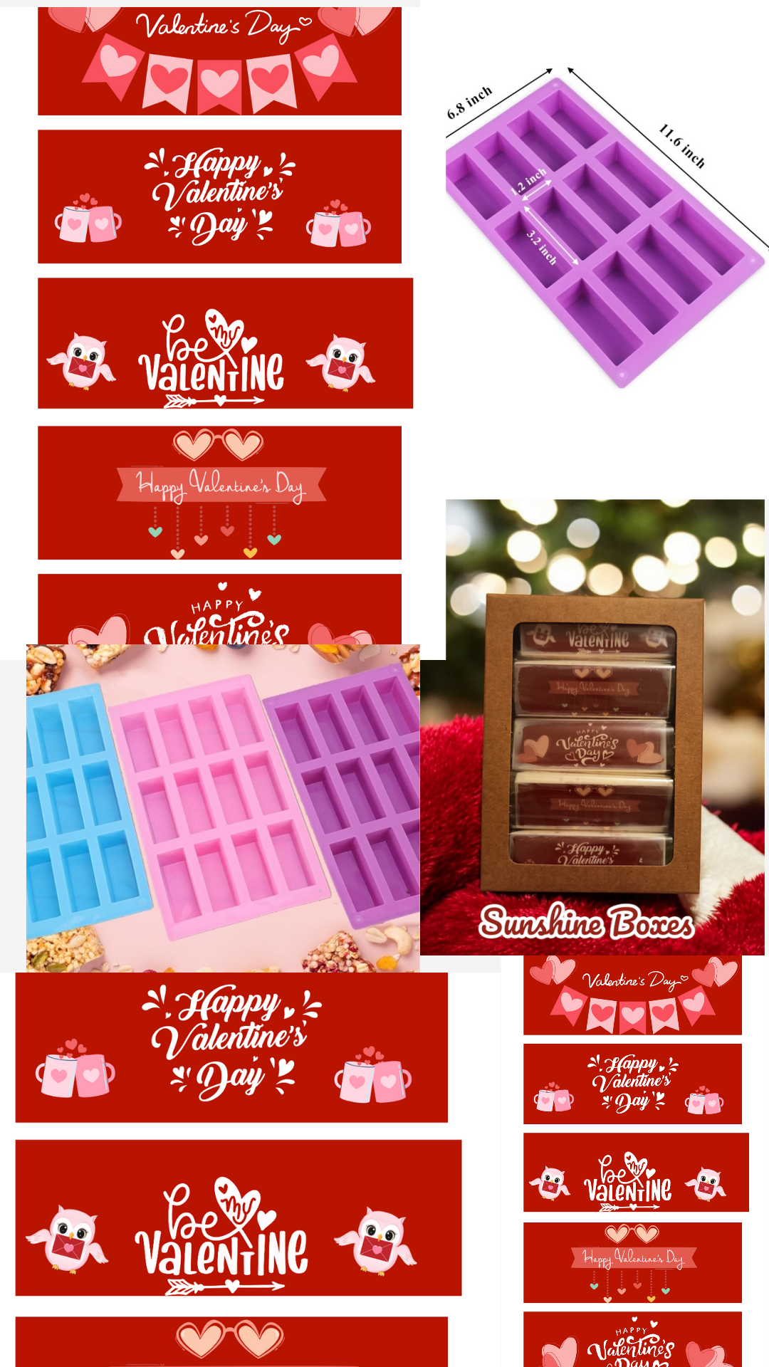 Small Candy Bar Mold Bundle