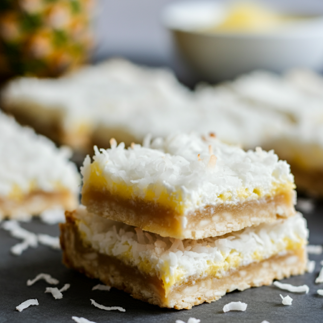 Easy Pineapple Coconut Bars