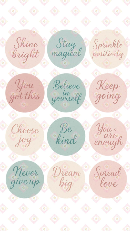 Inspire Bites Edible Images: Motivational Collection for Treats