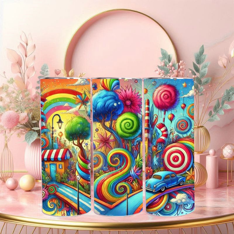Whimsical Wonderland Tumbler - 20 oz