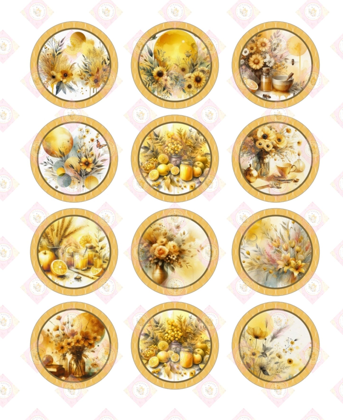 Yellow Flowers Spa Collection