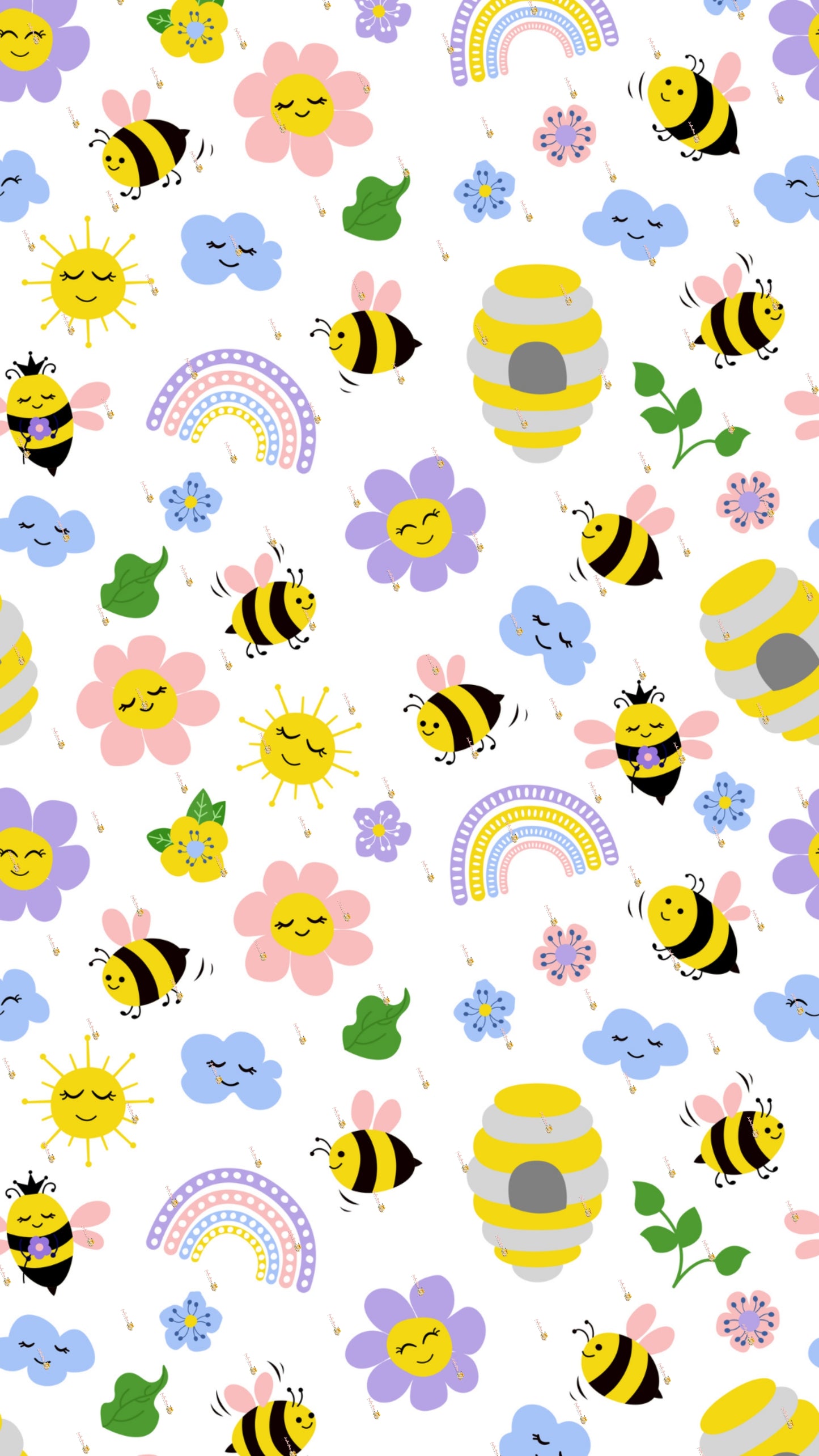 Sweet Honey Bee Print Edible Chocolate Transfer Sheet for Buzzworthy Candy & Cake Decor