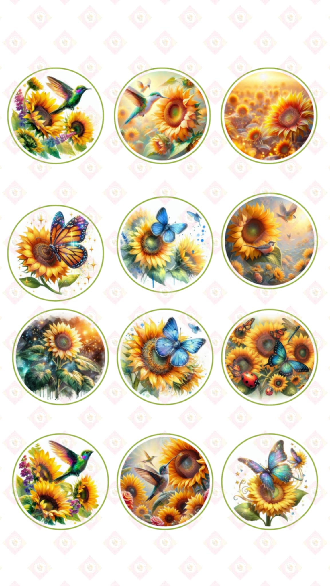 Sunflower Print Collection 3
