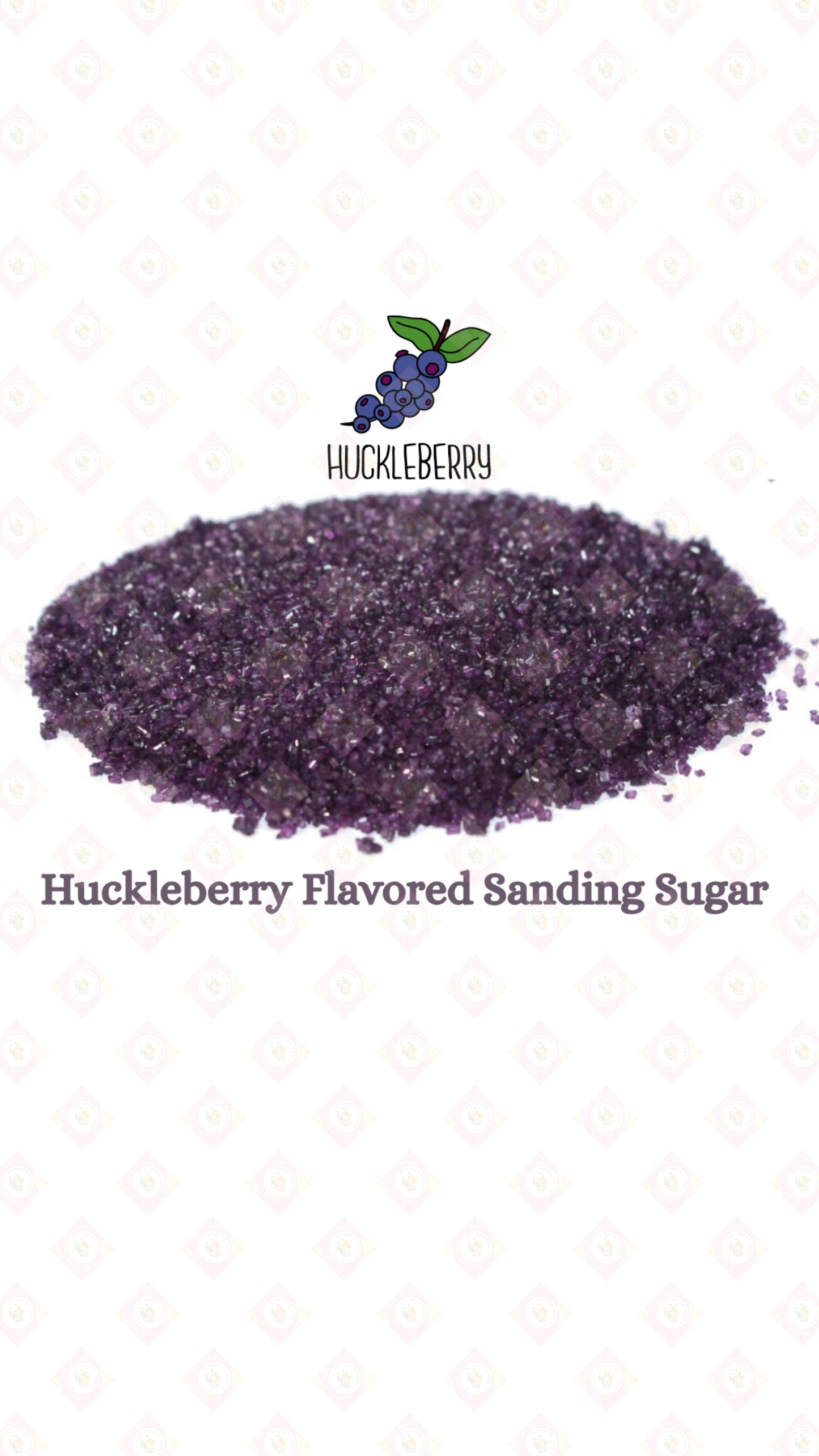 Huckleberry Flavored Sanding Sugar