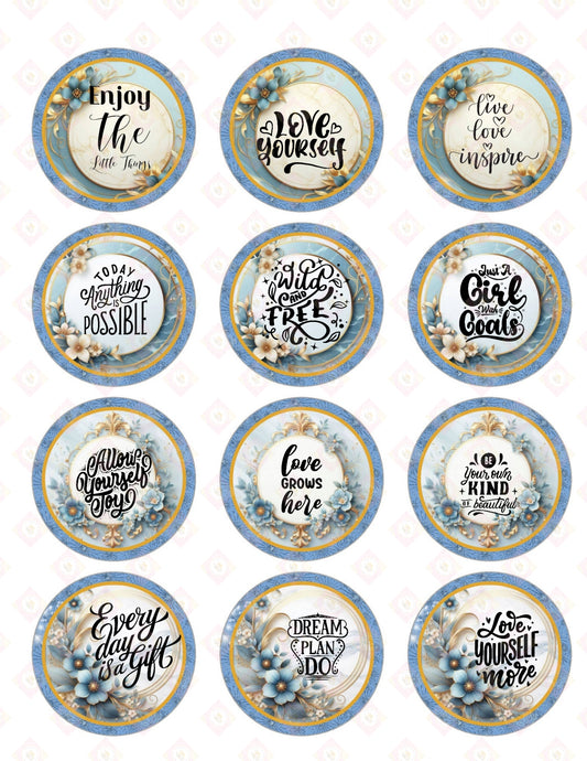 Blue Motivational Collection