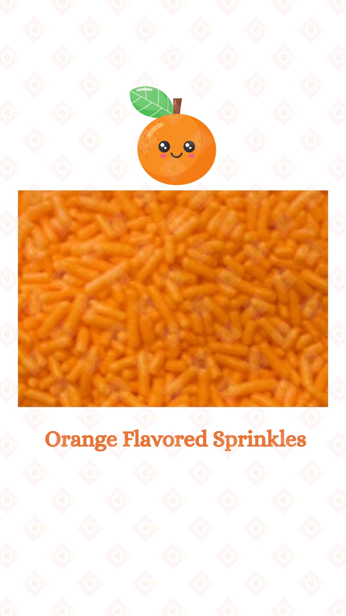 Orange Flavored Sprinkles