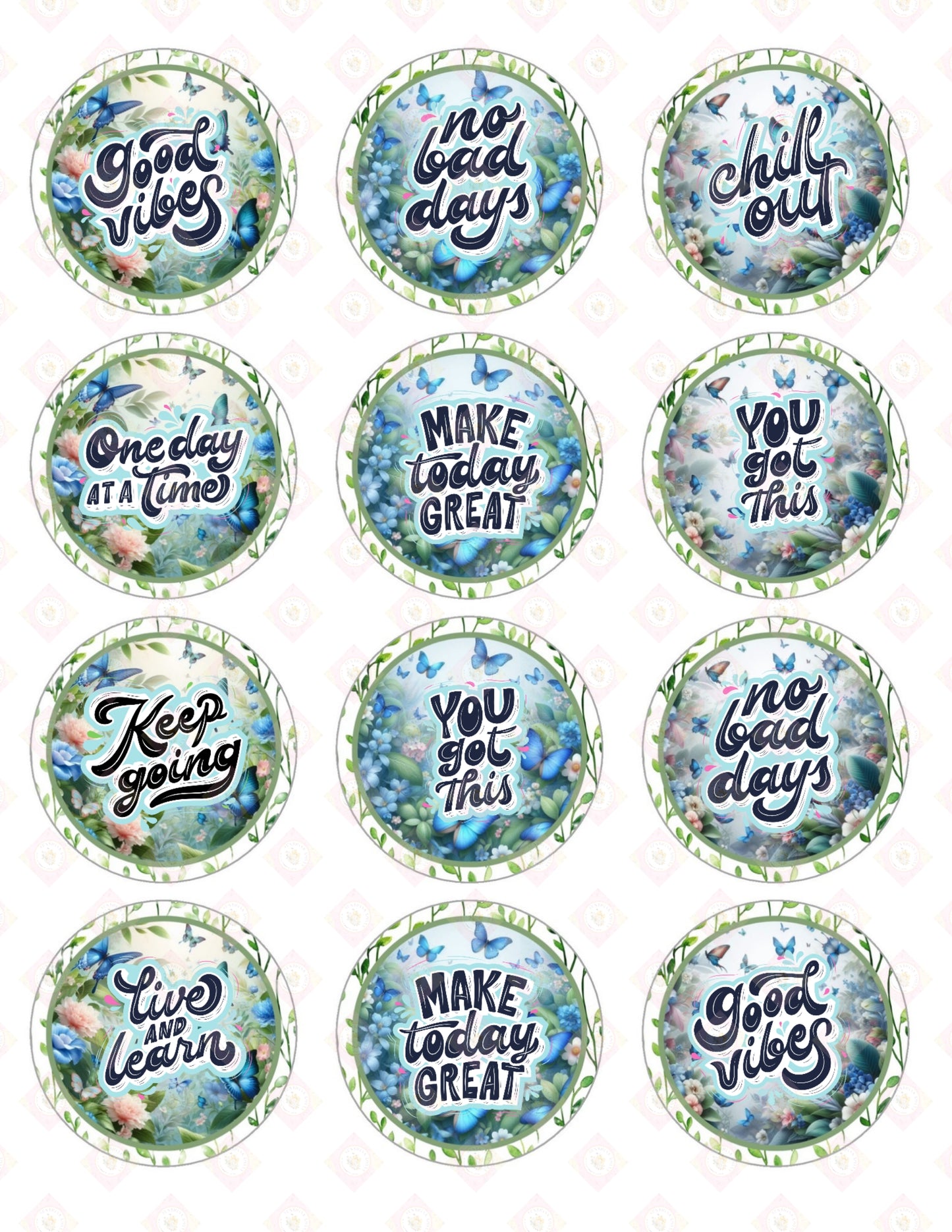 Blue Motivational Collection
