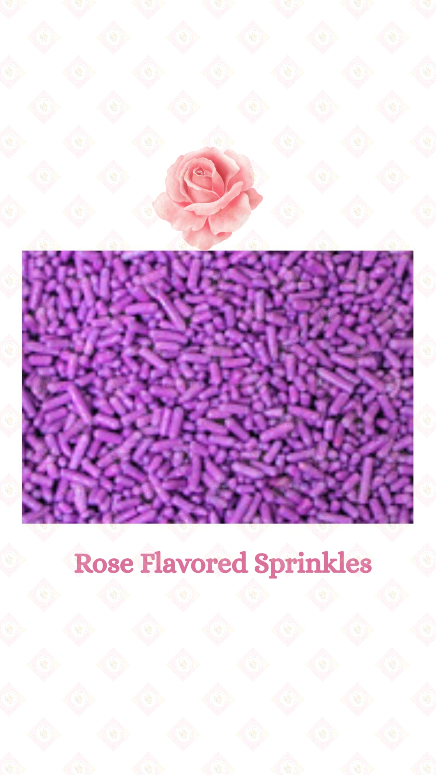 Rose Flavored Sprinkles