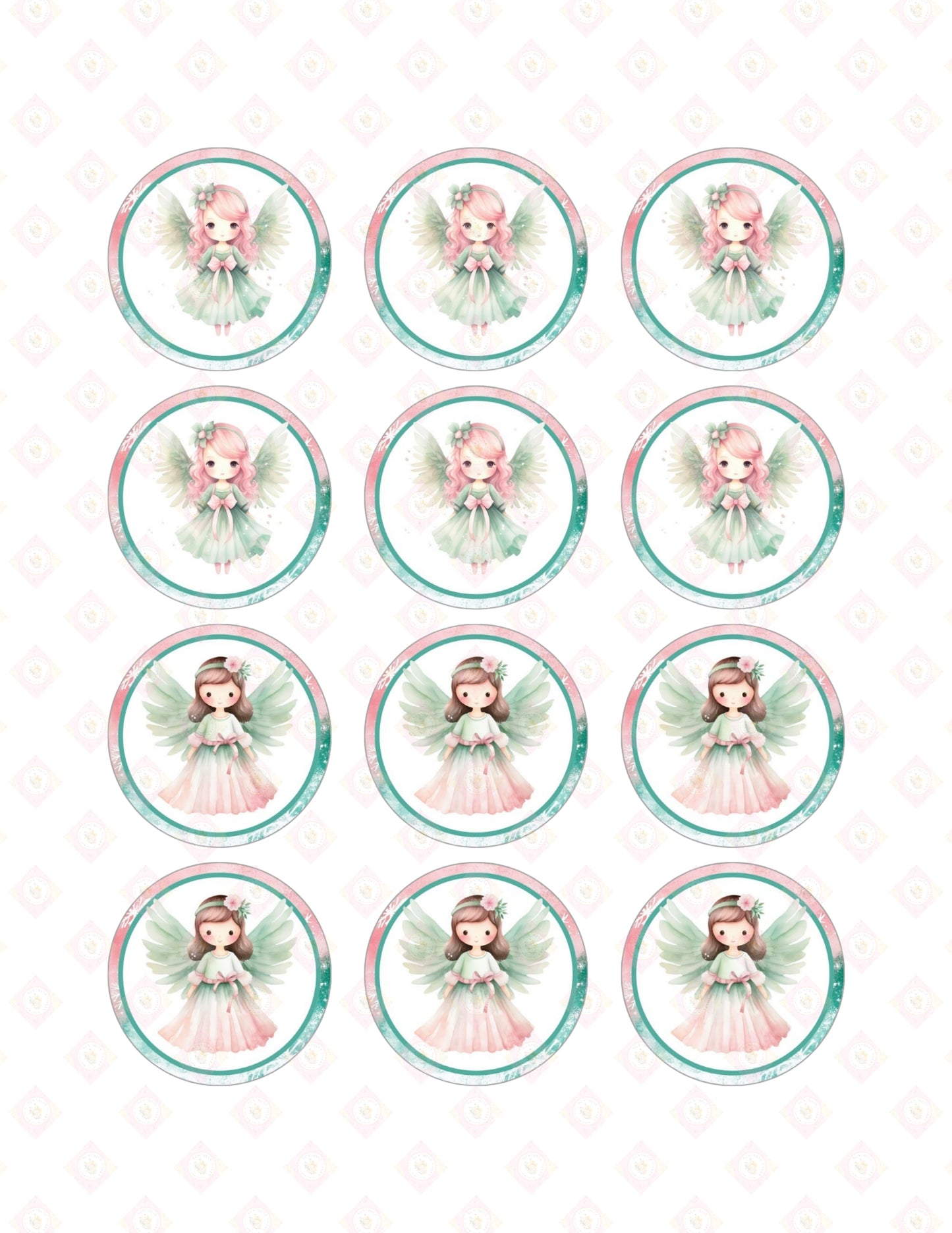 Pink and Teal Christmas Collection