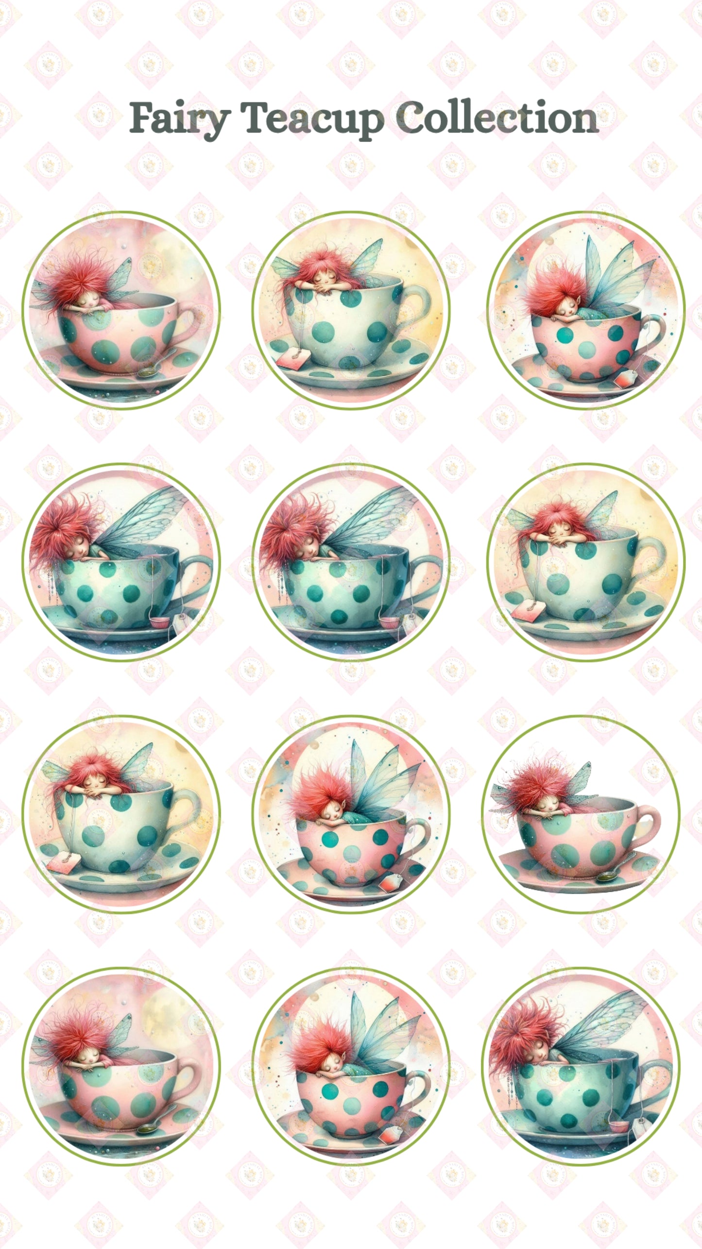 Teacher Cup Fairy Collection