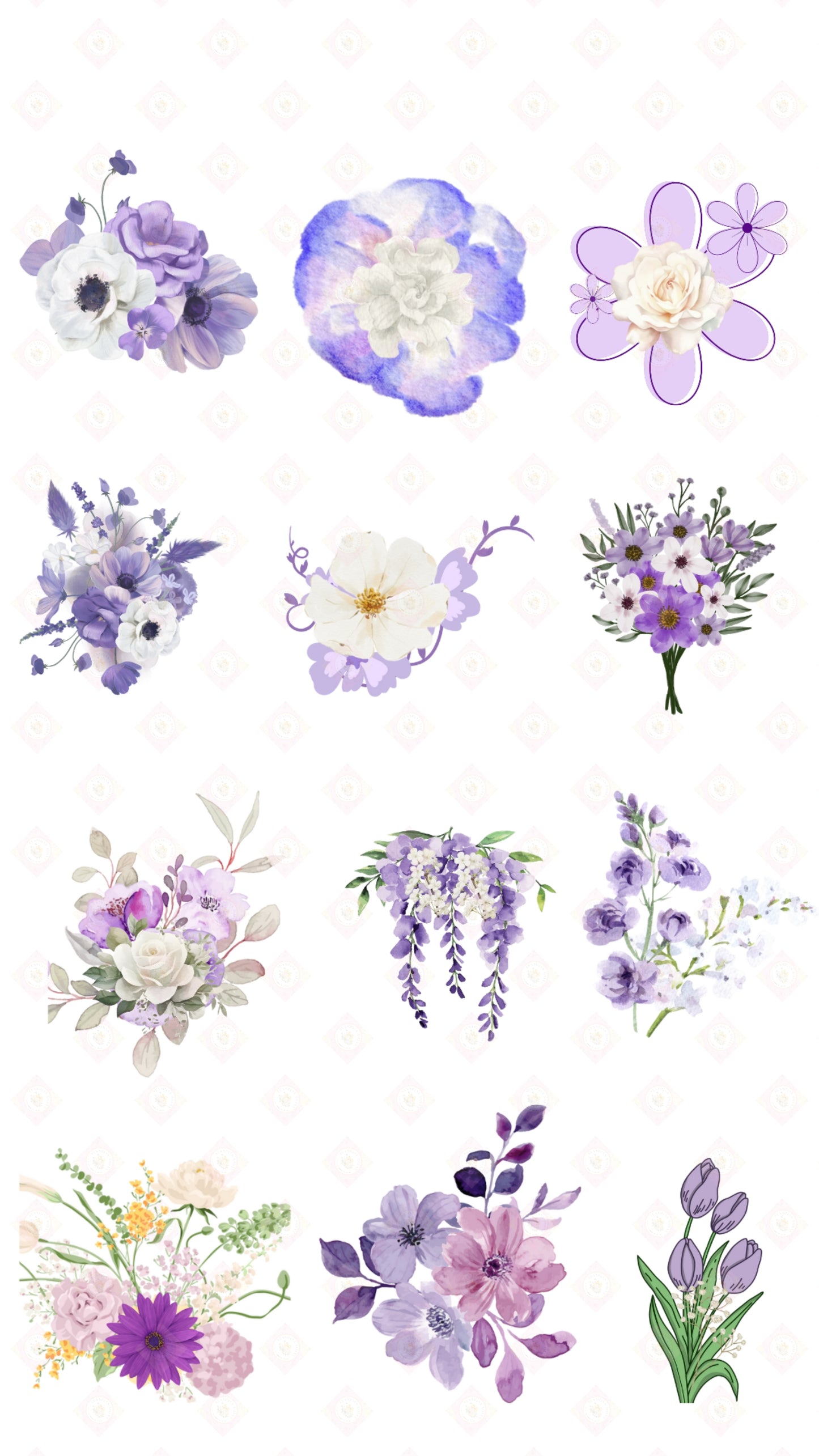Purple Wedding Flowers Collection
