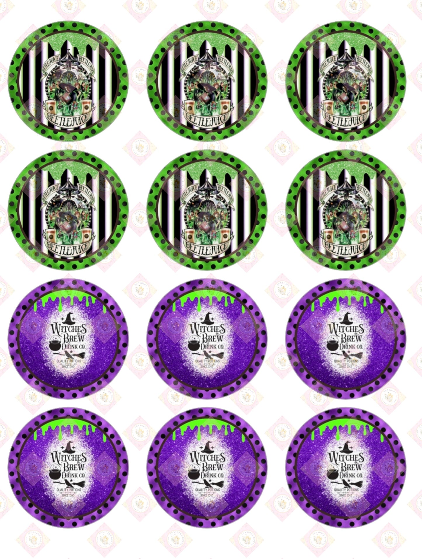 Halloween Purple and Green Collection