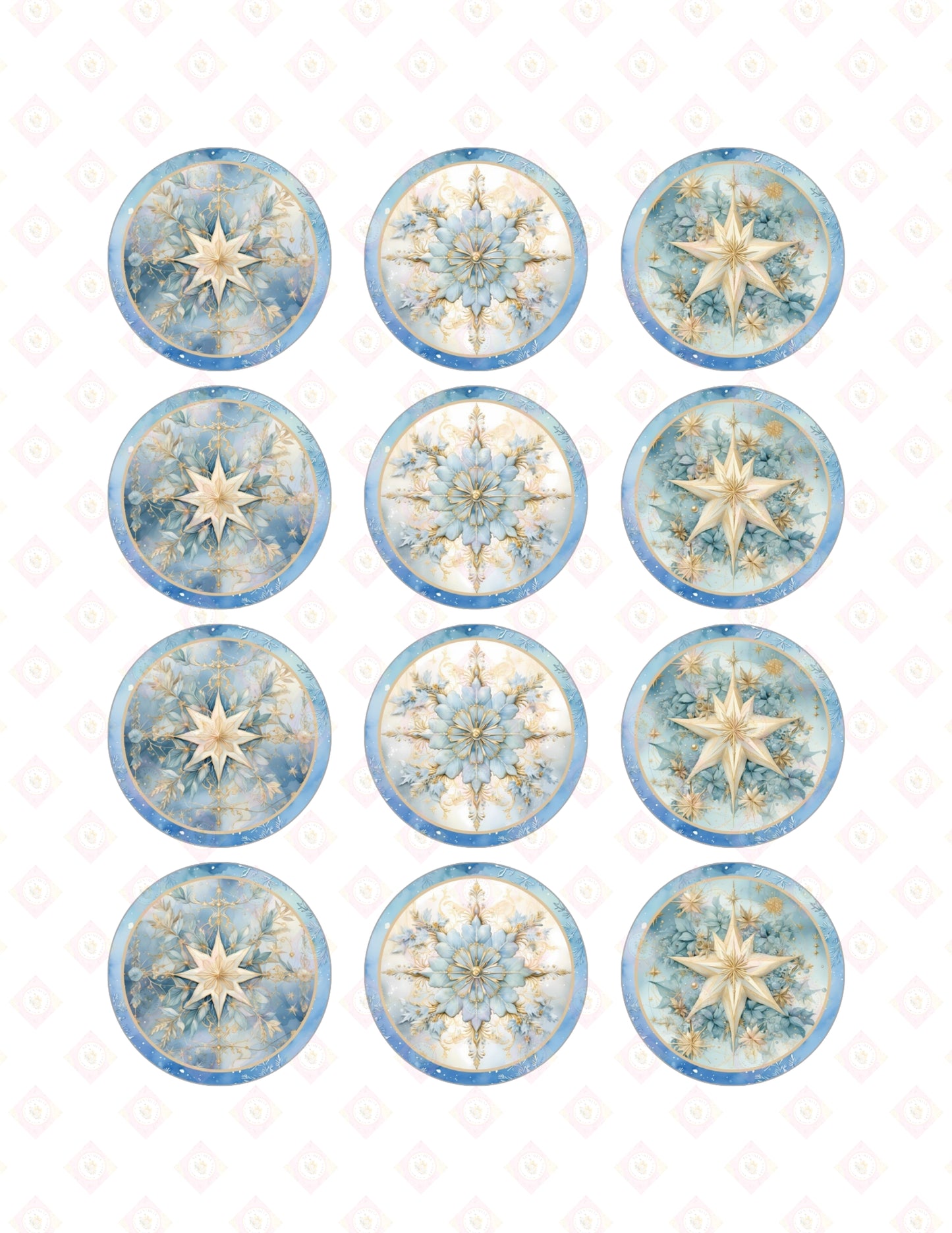 Blue and Gold Christmas Collection 2