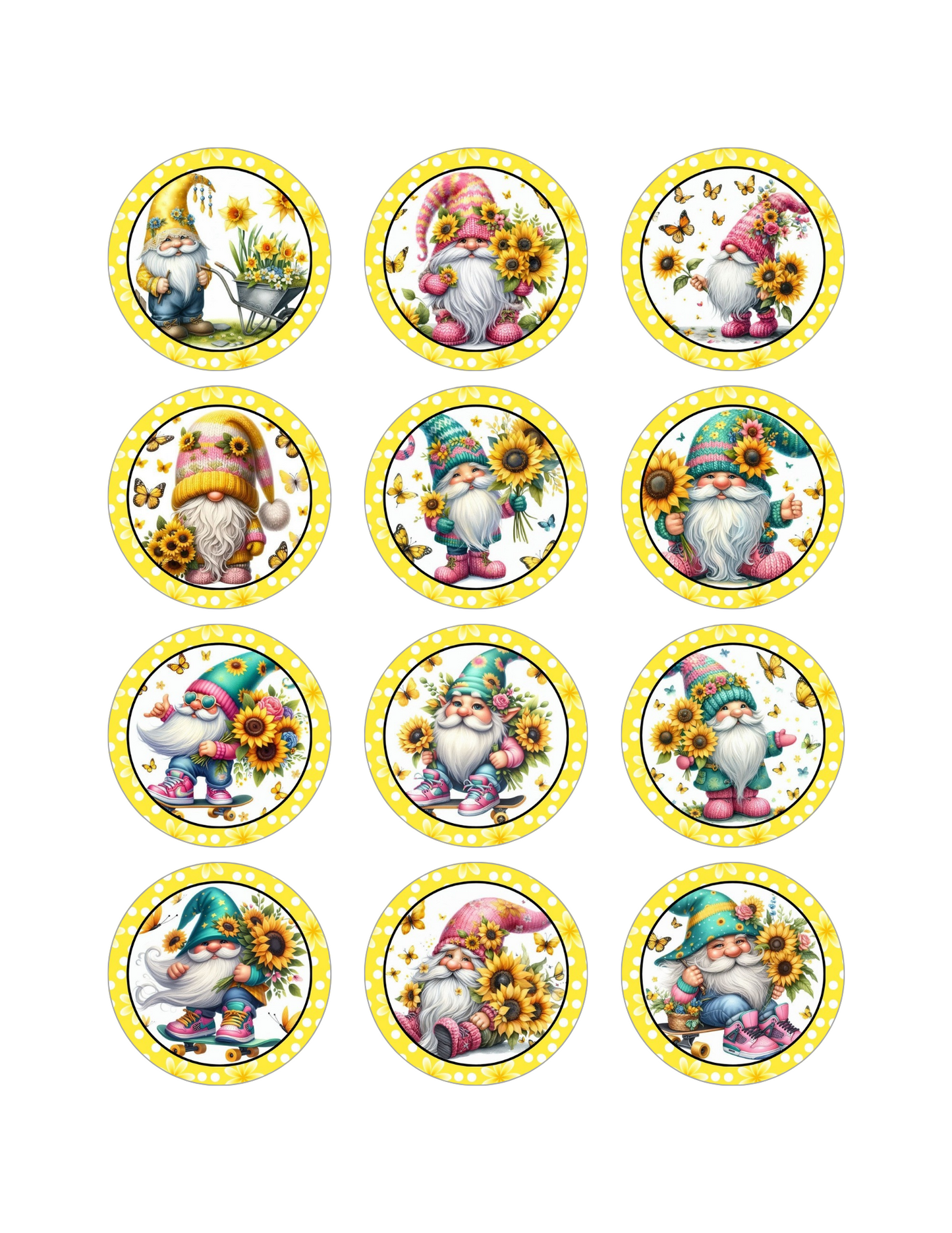 Sunflower Gnome Collection