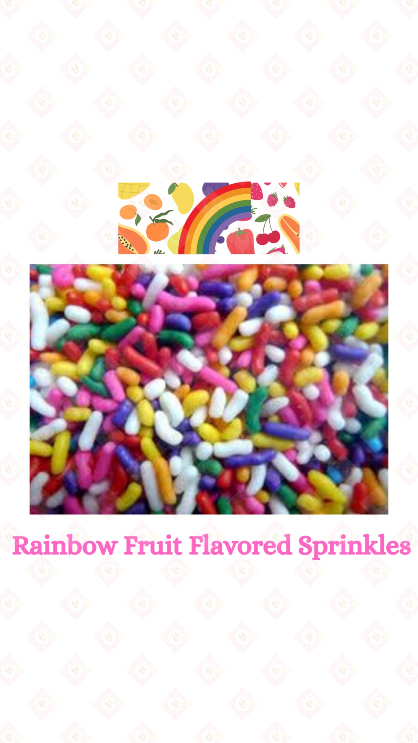 Rainbow Fruit Flavored Sprinkles