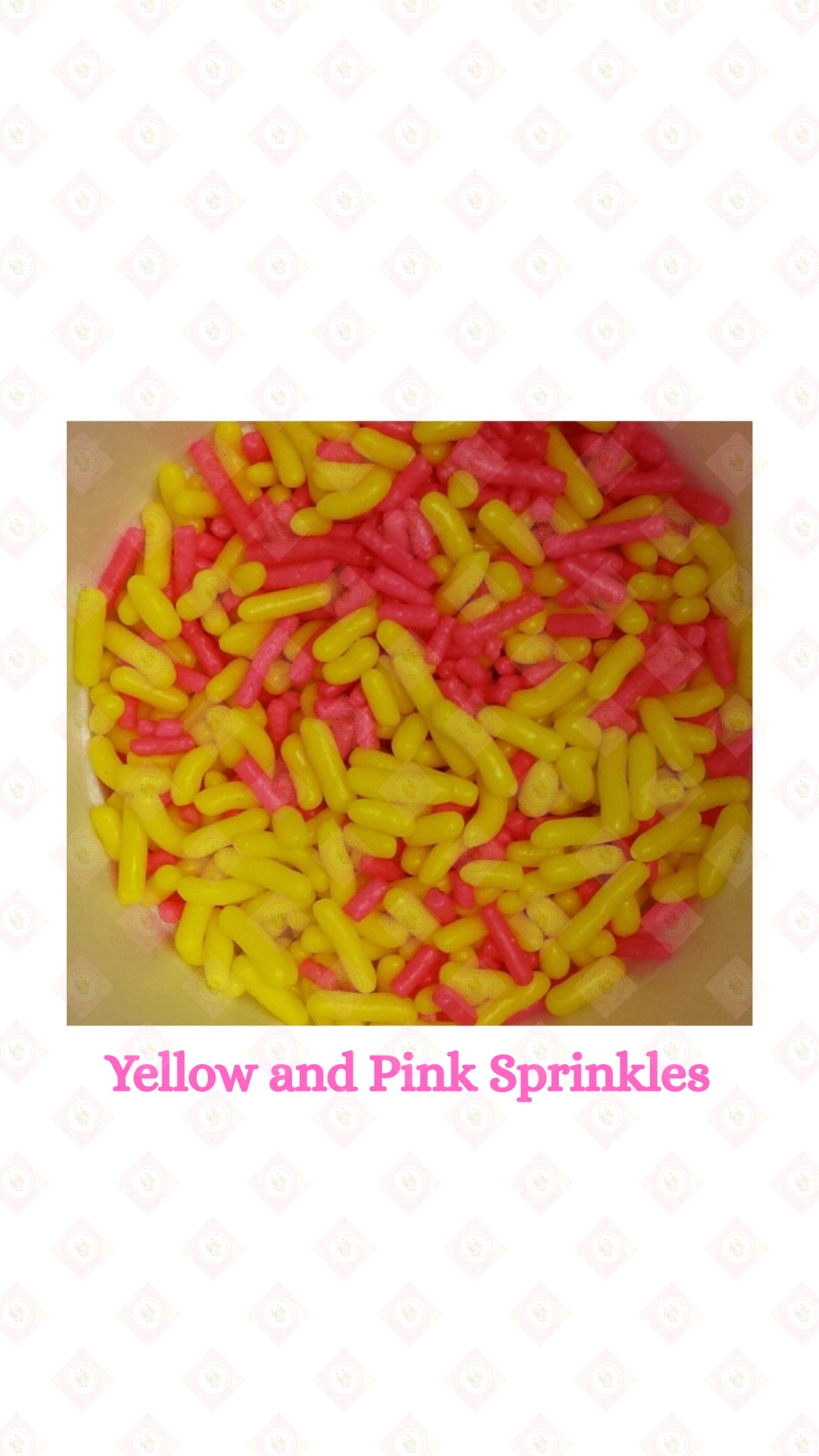 Yellow and Pink Sprinkles