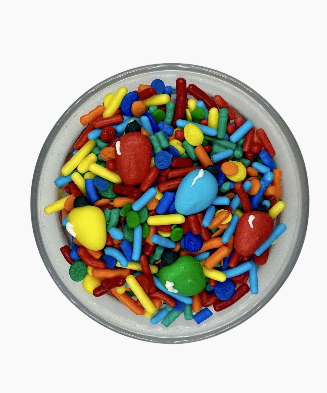 Edible Christmas Lights Sprinkle Mix – Bright Holiday Toppings for Cookies, Cupcakes, Cakes, Cocoa Bombs – 2oz or 4oz Jar