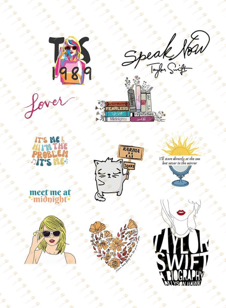 Taylor Swift Edible Image Collection for Cakes and Oreos