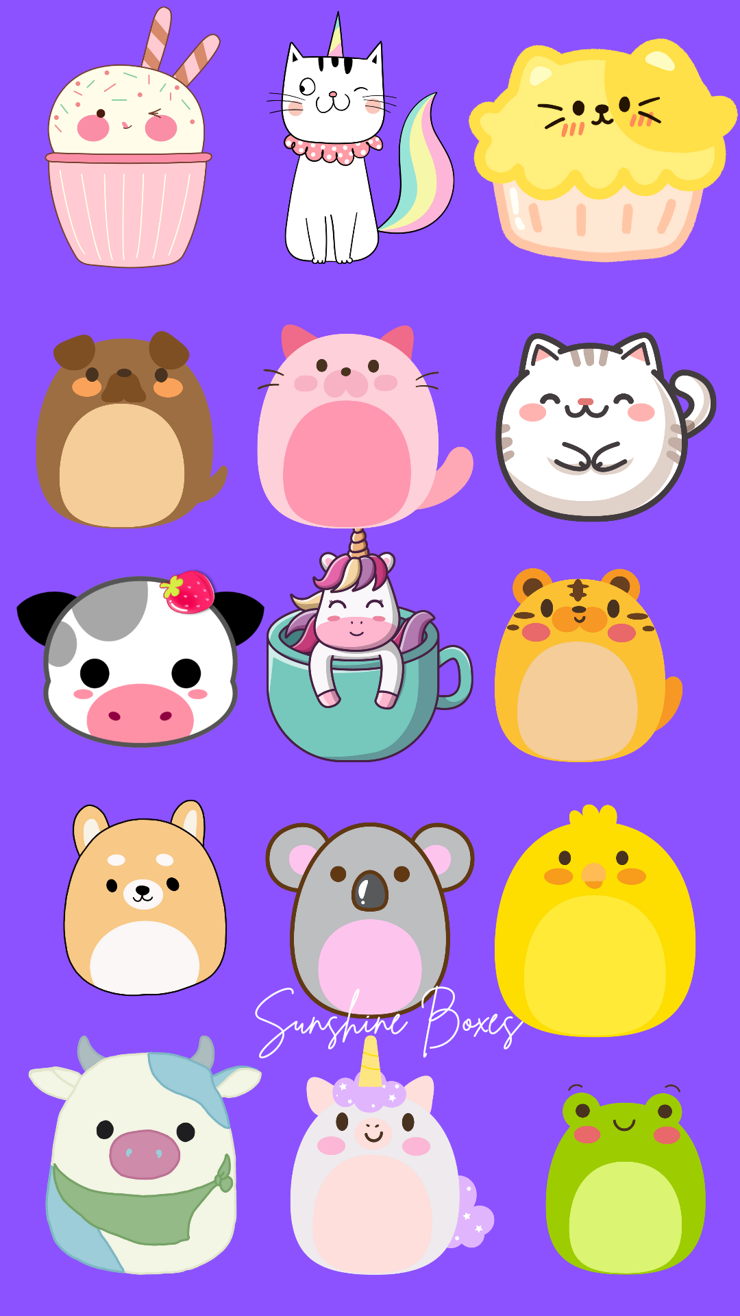 Sweet Treats & Cuddly Critters Squishy Collection