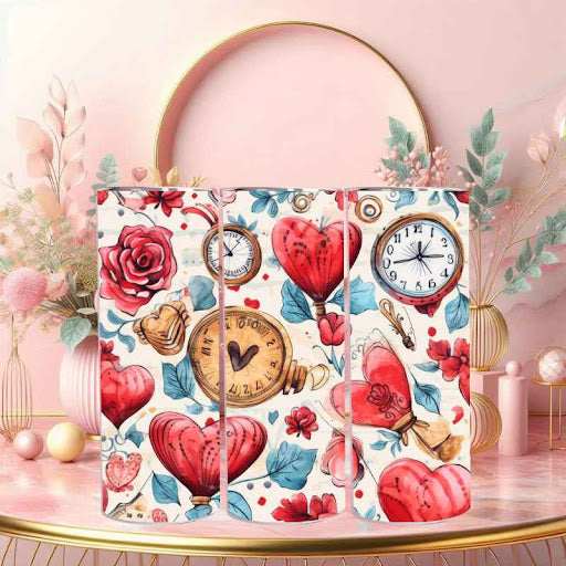 Time for Love Tumbler - 20 oz Stainless Steel