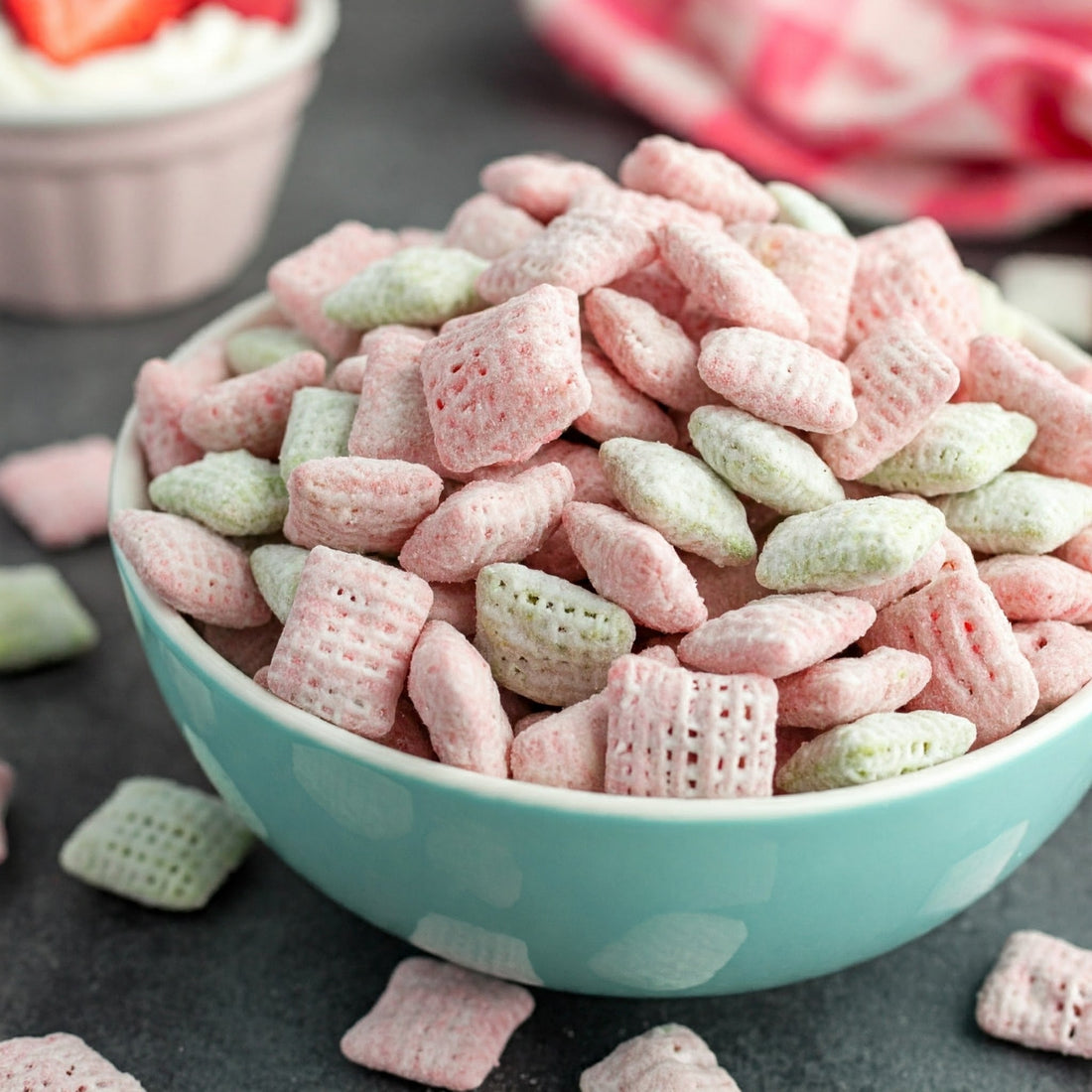 Easy Strawberry Shortcake Puppy Chow: A No-Bake Treat That's Berry Delicious! - Sunshine Boxes