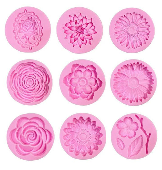 12 pack small flower molds. - Sunshine Boxes