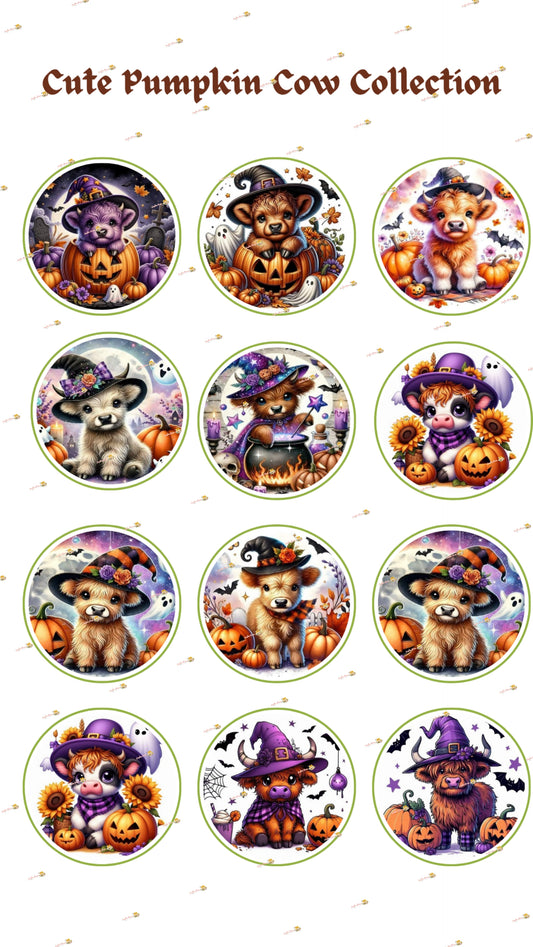 Cute Pumpkin Cow Collection